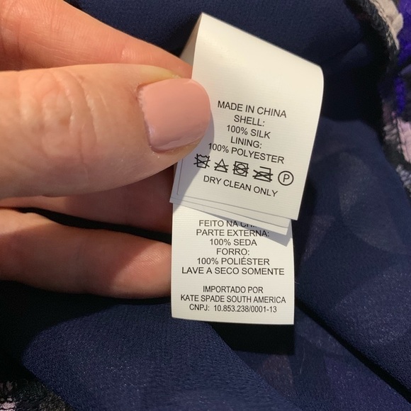 Kate Spade ♠️ NEW YORK Spinner Double Layer Tank - Picture 6 of 7